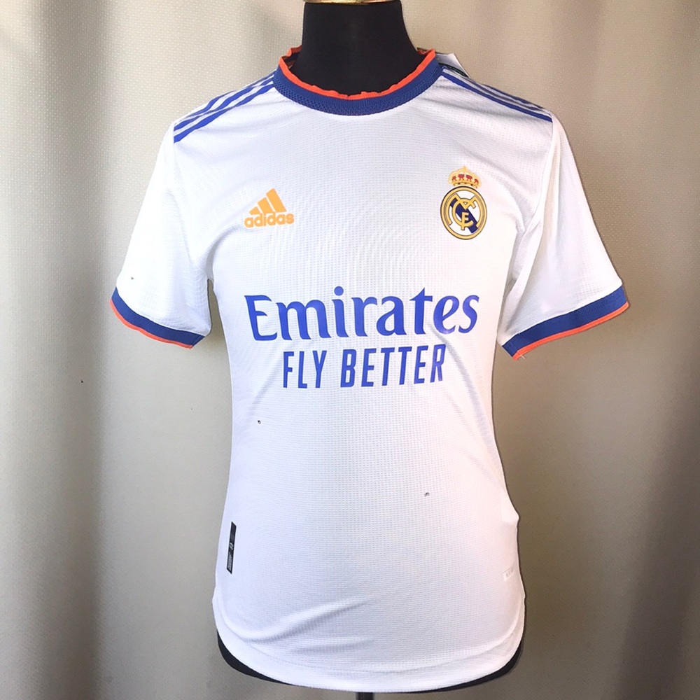Real Madrid Adidas Home Jersey 2021/22 Slim Fit M